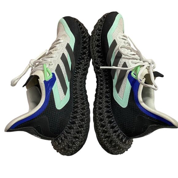 Adidas Men’s Road Running Shoes Size 9.5 3D-Printed Reflective Black — $200 - Picture 1 of 14